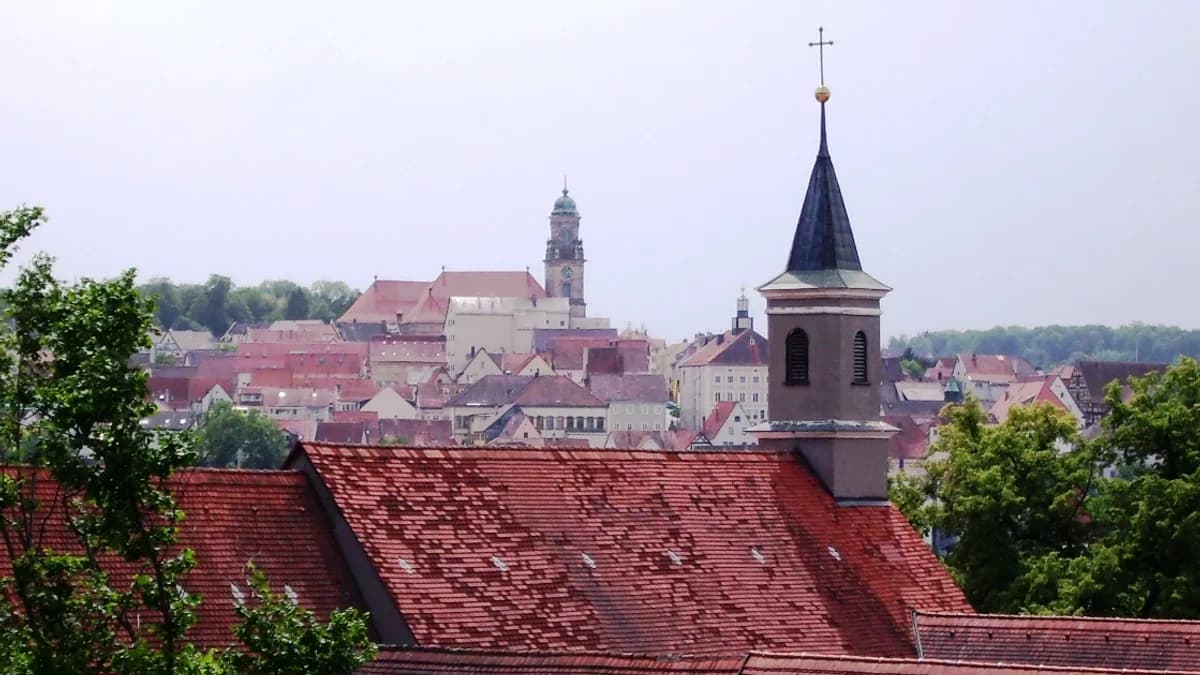 Stadtansicht von Hechingen