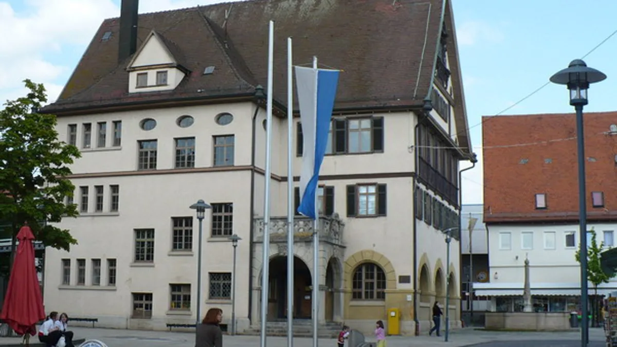 Stadtansicht von Metzingen
