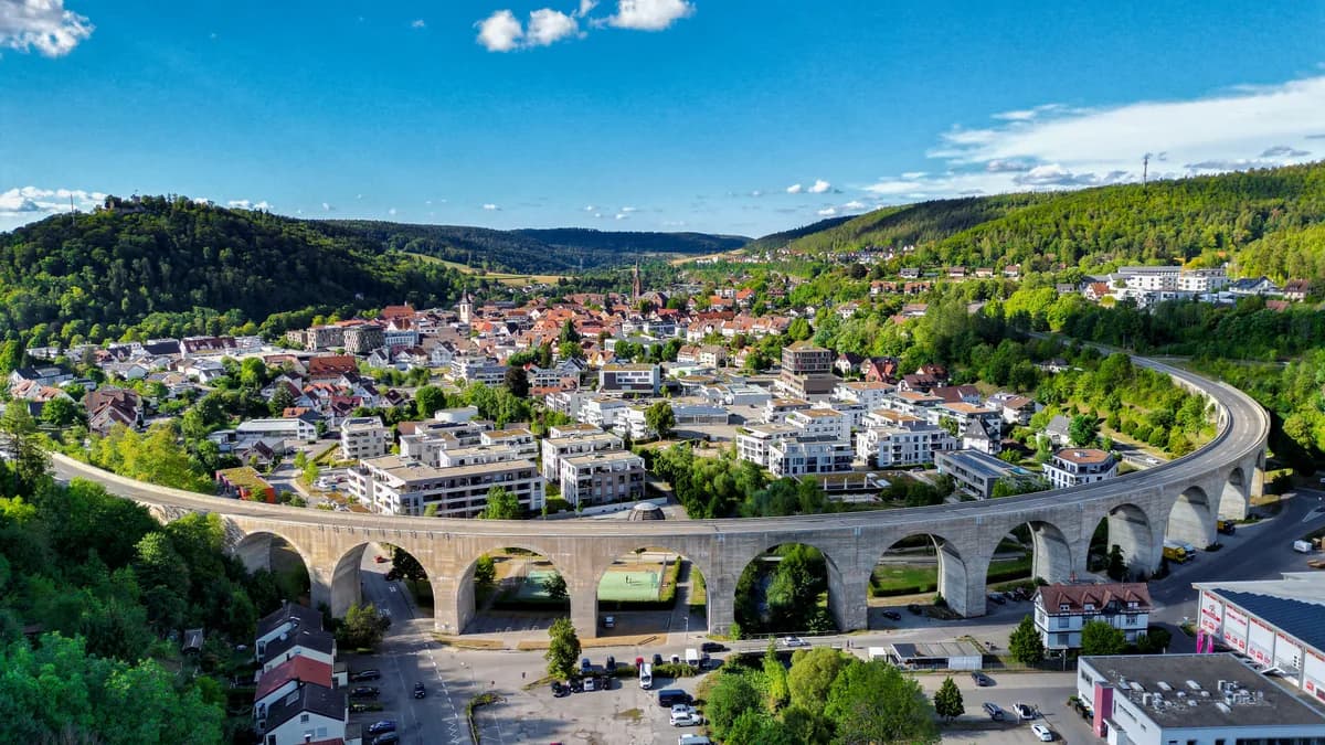 Stadtansicht von Nagold